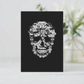 シュナウザードッググラフィックハロウィーンスカルコスチューム 出欠カード (スタンド正面)