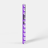 シュナウザードッグシルエットポーパープルPY&B SAMSUNG GALAXYケース (右側面)