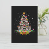 シュナウザードッグズツリークリスマスセータークリスマスペット 案内状 (スタンド正面)