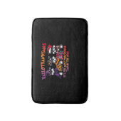 シュナウザーハロウィンサンクスギビングクリスマスクラシック バスマット (正面縦)