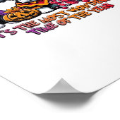 シュナウザーハロウィンサンクスギビングクリスマスクラシック ポスター (角)