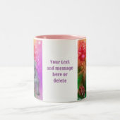 シュナウザーパピーファンタジーバラドッグパーソナライズされた ツートーンマグカップ (中央)