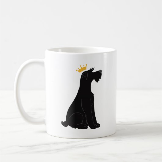 シュナウザープリンス コーヒーマグカップ (左)