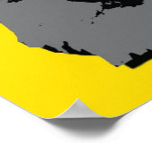 シュナウザーポップ・アートのアート ポスター (角)