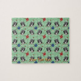 シュナウザーポートレート ジグソーパズル