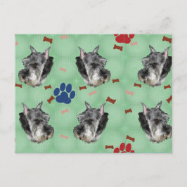 シュナウザーポートレート ポストカード