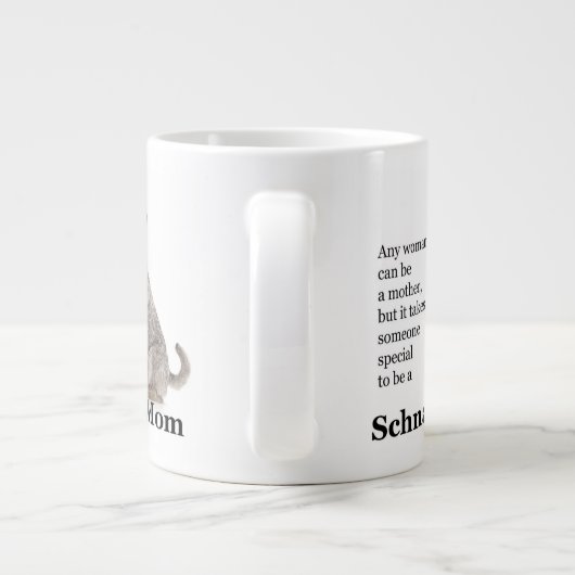 シュナウザーマムジャンボマグ ジャンボコーヒーマグカップ (裏面)