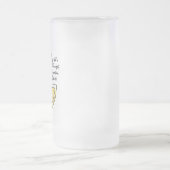 シュナウザーライフレモン霜が降りたグラスビールマグ フロストグラスビールジョッキ (中央)