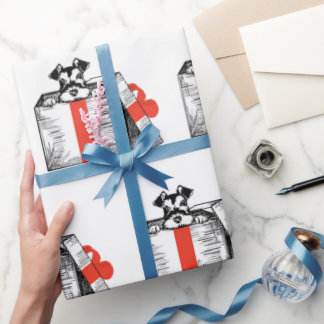 シュナウザーラッピング紙 ラッピングペーパー