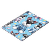 シュナウザー動物柄のかわいい犬 ノートブック (左側)