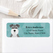 シュナウザー差出人住所ラベル ラベル (インサイチュ)