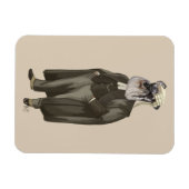 シュナウザー弁護士2 マグネット (横)