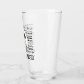 シュナウザー特徴ガラスタンブラー タンブラーグラス (左)