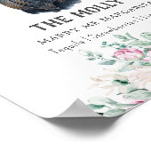 シュナウザー犬のシグネチャードリンクの看板 ポスター (角)