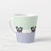 シュナウザー犬 | カフェラテマグ (左アングル)