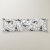 シュナウザー絵を描の巨人切りオリジナルドッグアート ボディピロー (裏面)