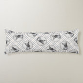 シュナウザー絵を描の巨人切りオリジナルドッグアート ボディピロー (正面)