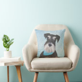 シュナウザー絵画ズ – かわいいオリジナル犬 クッション (椅子)