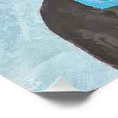 シュナウザー絵画ズ – かわいいオリジナル犬 ポスター (コーナー)