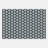 シュナウザー絵画ズ – かわいいオリジナル犬 ラッピングペーパーシート (正面3)