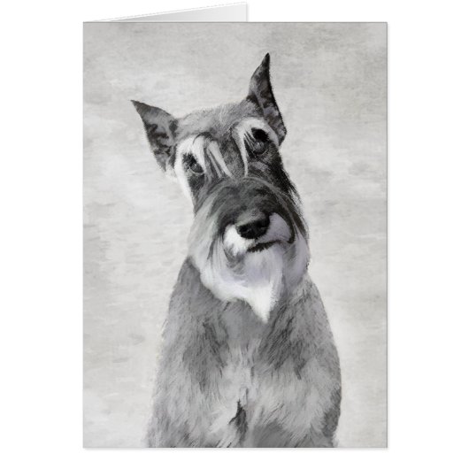 シュナウザー絵画ズ（巨人） - Dog Art (正面)