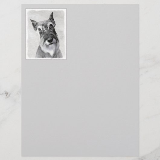 シュナウザー絵画ズ(巨人) - Dog Art (正面)
