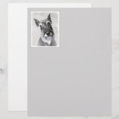 シュナウザー絵画ズ(巨人) - Dog Art (正面/裏面)