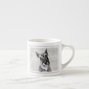 シュナウザー絵画ズ(巨人) - Dog Art エスプレッソカップ
