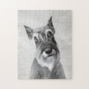 シュナウザー絵画ズ(巨人) - Dog Art ジグソーパズル