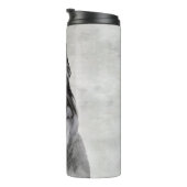 シュナウザー絵画ズ（巨人） - Dog Art タンブラー (回転右)