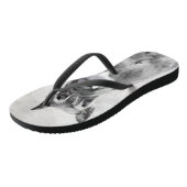 シュナウザー絵画ズ(巨人) - Dog Art ビーチサンダル (アングル)