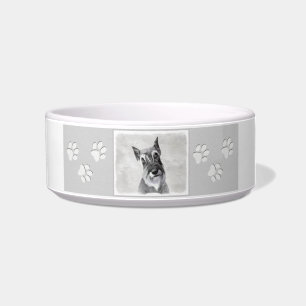 シュナウザー絵画ズ(巨人) - Dog Art ボウル