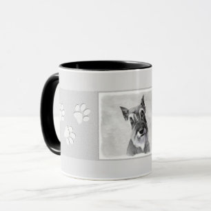 シュナウザー絵画ズ(巨人) - Dog Art マグカップ