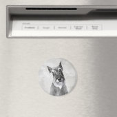 シュナウザー絵画ズ(巨人) - Dog Art マグネット (インサイチュ (食洗機))