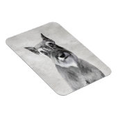 シュナウザー絵画ズ(巨人) - Dog Art マグネット (右側)