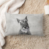シュナウザー絵画ズ（巨人） - Dog Art ランバークッション (ブランケット)