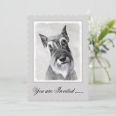 シュナウザー絵画ズ（巨人） - Dog Art 招待状 (スタンド正面)