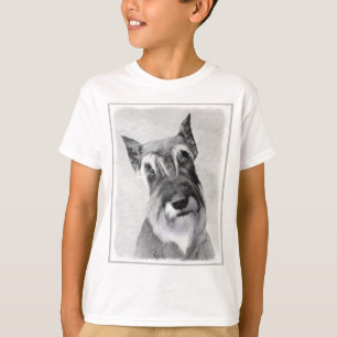 シュナウザー絵画ズ(巨人) - Dog Art Tシャツ