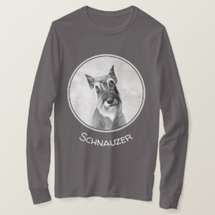 シュナウザー絵画ズ(巨人) - Dog Art Tシャツ
