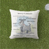 シュナウザー装飾用クッション構造 アウトドアクッション (芝生)