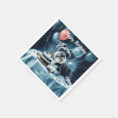 シュナウザー誕生日 スタンダードカクテルナプキン (角)