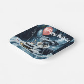 シュナウザー誕生日 ペーパープレート (傾斜あり)