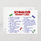 シュナウザー財産法2 ポストカード (正面/裏面)