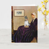 シュナウザー11N – ウイスラーズマザー カード (黄色い花)