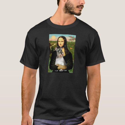 シュナウザー11N – モナリザ Tシャツ (正面)