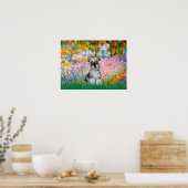 シュナウザー1N – ガーデン ポスター (キッチン)