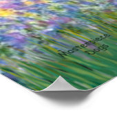 シュナウザー1N – ガーデン ポスター (角)