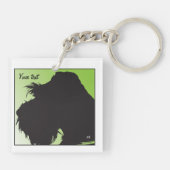 シュナウザー キーホルダー (裏面)