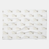 シュナウザー（グレーと白） キッチンタオル (横)