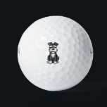 シュナウザー ゴルフボール<br><div class="desc">愛らしいシュナウザー</div>